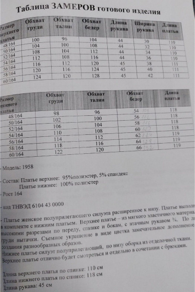 Платье Svetlana-Style 1958 красный - фото 7