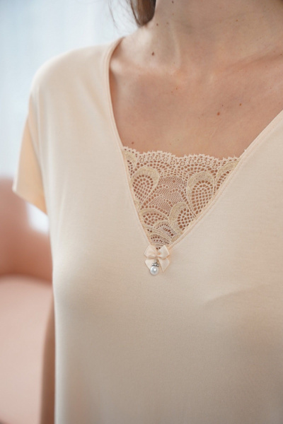 Сорочка Купалинка 36503G.158-164 персик - фото 3