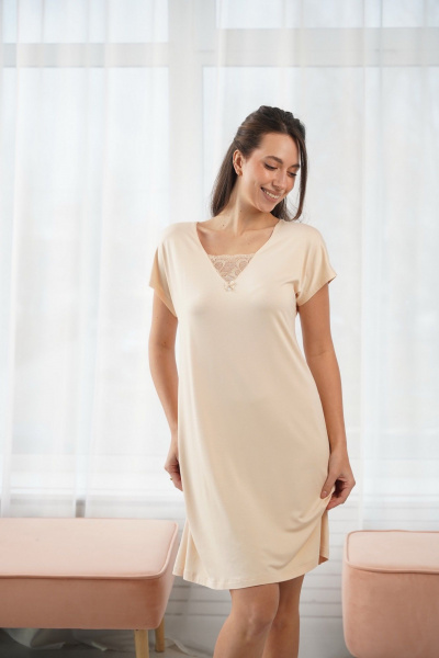 Сорочка Купалинка 36503G.158-164 персик - фото 2