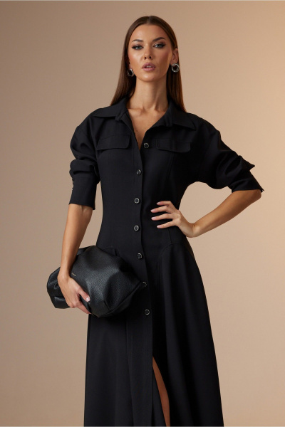 Платье N.O.W. 1634 черный - фото 2