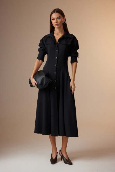 Платье N.O.W. 1634 черный - фото 1