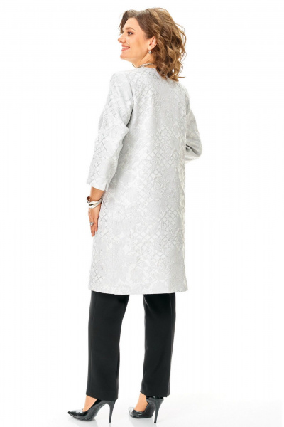 Жакет БелЭльСтиль 727-2_91_22 серебро - фото 7