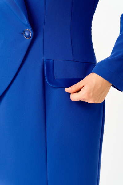 Платье ANASTASIA MAK 1206 василек - фото 9