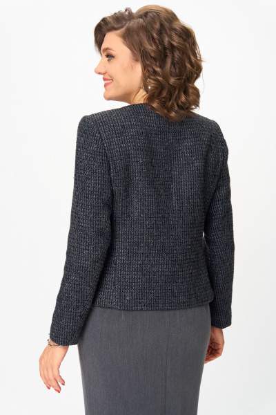 Жакет, юбка ANASTASIA MAK 1302 серый - фото 15