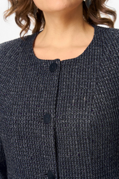 Жакет, юбка ANASTASIA MAK 1302 серый - фото 9