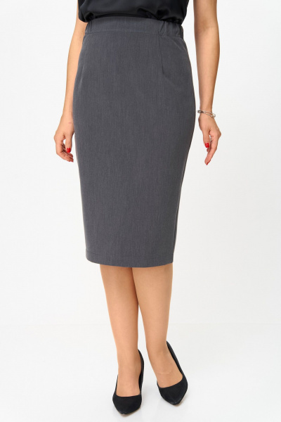 Жакет, юбка ANASTASIA MAK 1302 серый - фото 7