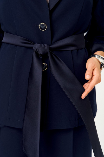 Брюки, жакет ANASTASIA MAK 1307 синий - фото 9