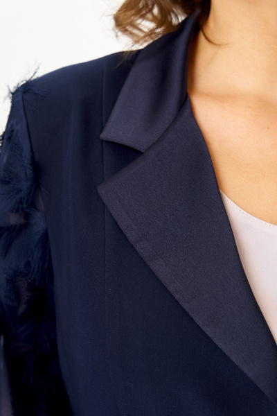 Брюки, жакет ANASTASIA MAK 1307 синий - фото 8