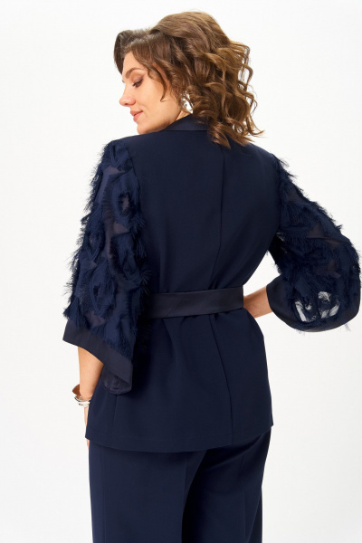 Брюки, жакет ANASTASIA MAK 1307 синий - фото 6
