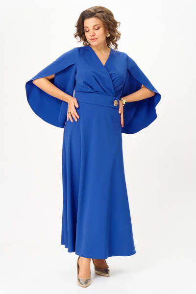 Платье ANASTASIA MAK 1309 василек - фото 2