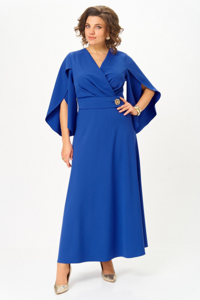 Платье ANASTASIA MAK 1309 василек - фото 1