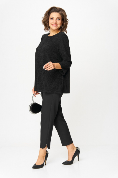 Брюки, туника Vilena 1112 черный - фото 13