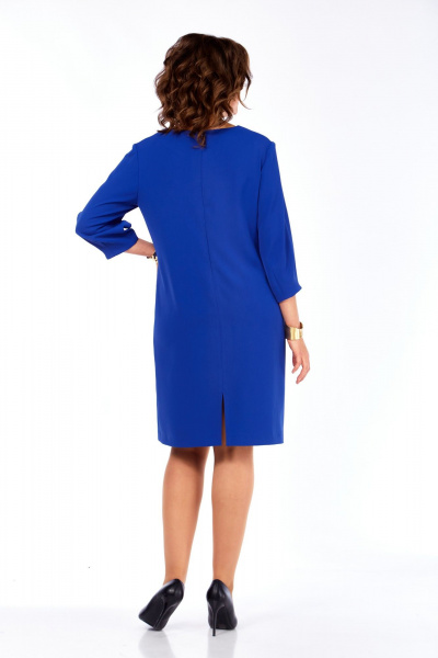 Платье Ольга Стиль С-983 васильковый - фото 6