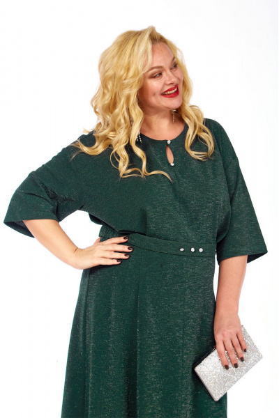 Платье VIA-Mod 675 изумруд - фото 5