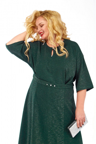 Платье VIA-Mod 675 изумруд - фото 4