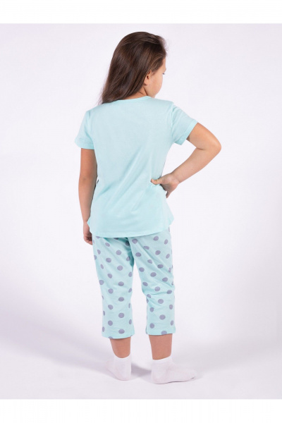 Капри, майка 8 Марта 132590-4С594Д40-122,128 салат - фото 4