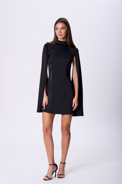 Платье Lady Line 1425 черный - фото 3