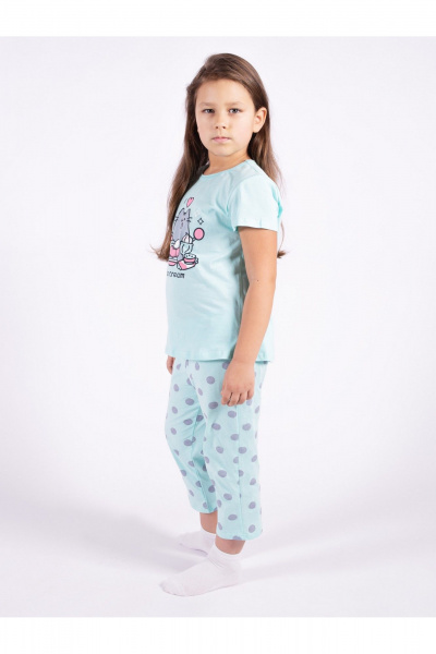 Капри, майка 8 Марта 132590-4С594Д40-134,140 салат - фото 3