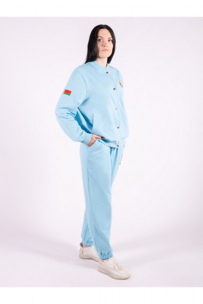Бомбер, брюки 8 Марта 1119-4С5128Д40-170 голубой - фото 3