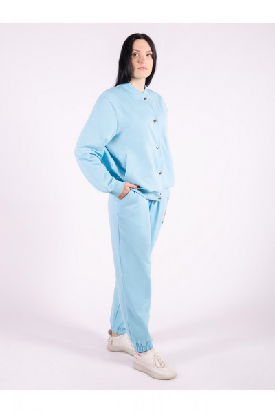 Бомбер, брюки 8 Марта 1119-4С5139Д40-170 голубой - фото 1
