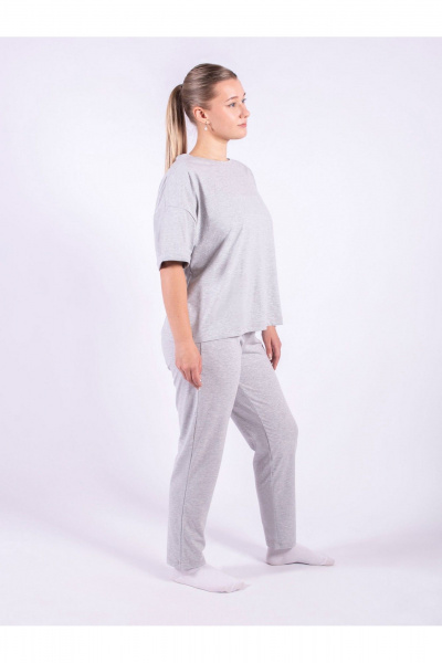 Брюки, футболка 8 Марта 15032-5С5026Д40-170 серый - фото 6