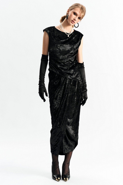 Блуза MilMil 1269 черный - фото 6