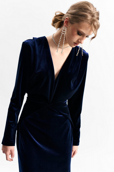 Платье MilMil 1273 темно-синий - фото 12