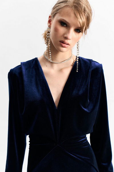 Платье MilMil 1273 темно-синий - фото 9