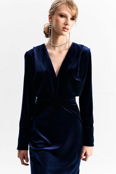 Платье MilMil 1273 темно-синий - фото 8