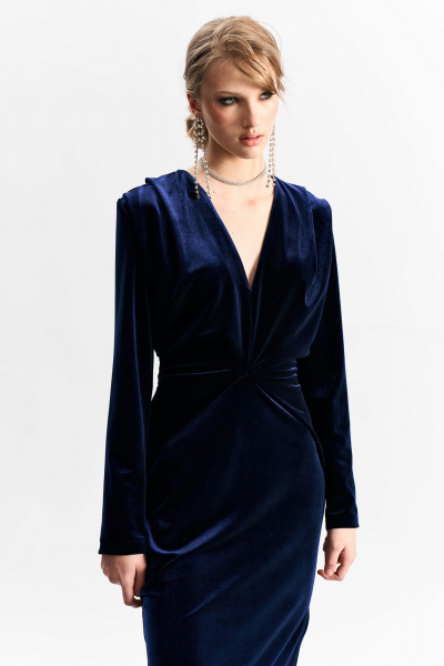 Платье MilMil 1273 темно-синий - фото 7