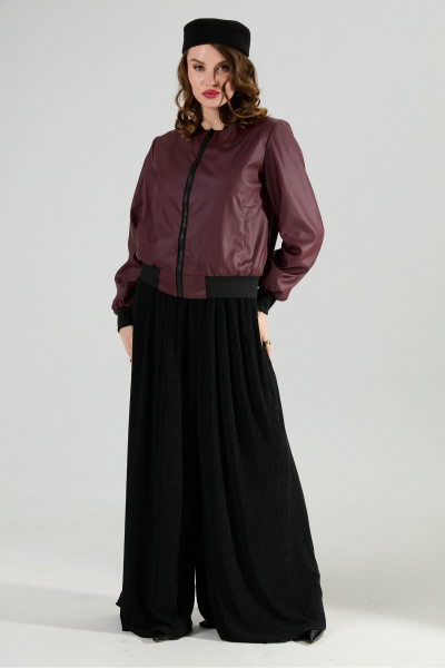 Джемпер NikVa 435-1 бордо - фото 8