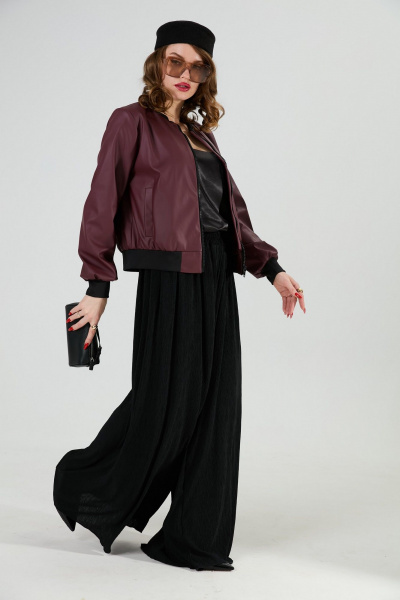 Джемпер NikVa 435-1 бордо - фото 7