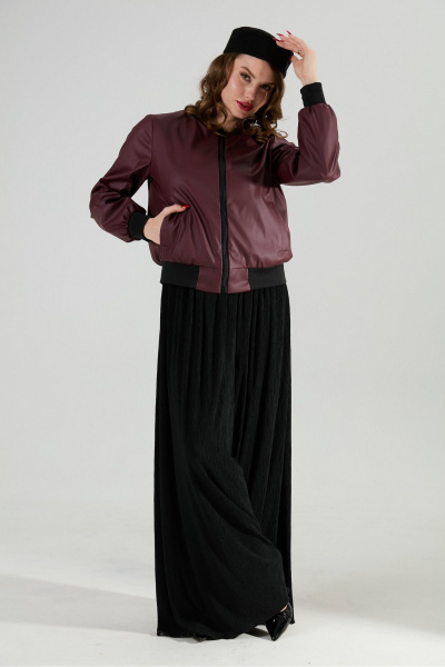 Джемпер NikVa 435-1 бордо - фото 6