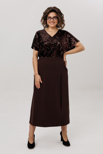 Блуза Anelli 1522 арманьяк - фото 10