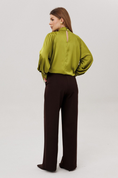 Блуза Amberа Style 1137 оливка - фото 7