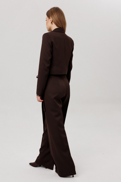 Брюки, жакет Amberа Style 2112-3 шоколад - фото 7