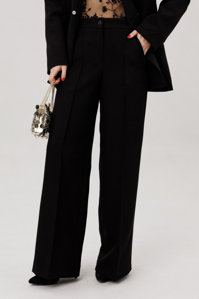 Брюки, жакет, лонгслив Amberа Style 3022 ченый - фото 4