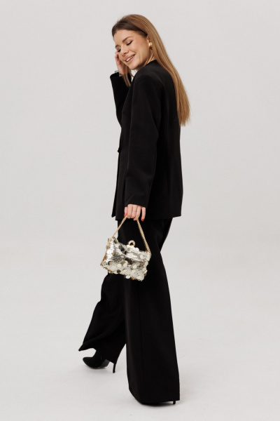 Брюки, жакет, лонгслив Amberа Style 3022 ченый - фото 7