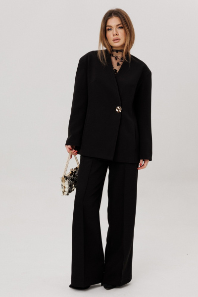 Брюки, жакет Amberа Style 2051 ченый - фото 1