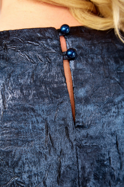 Блуза, брюки Элль-стиль 2450 синий - фото 12