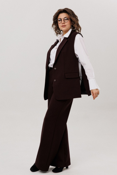 Брюки Anelli 1425 лапсанг_сушонг - фото 10