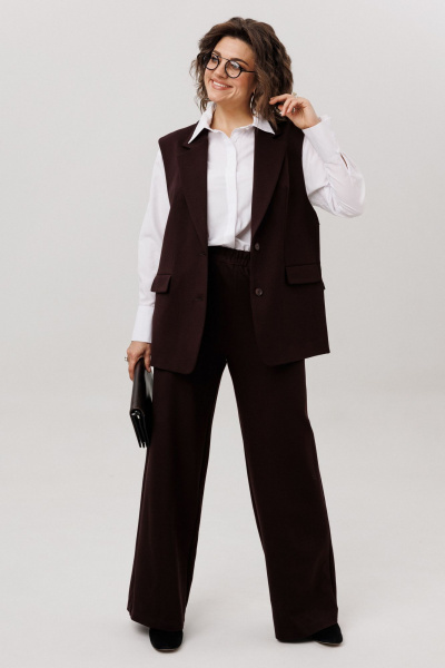 Брюки Anelli 1425 лапсанг_сушонг - фото 9