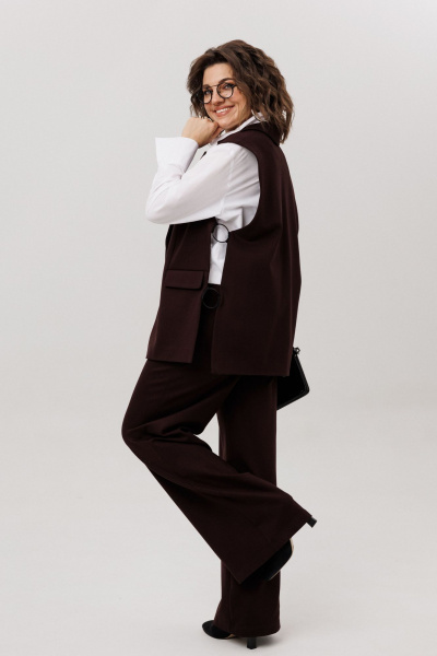 Брюки Anelli 1425 лапсанг_сушонг - фото 5