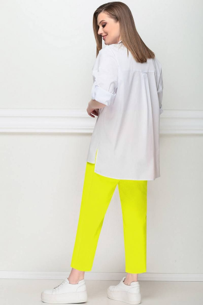 Блуза, брюки LeNata 21194 лимон - фото 4