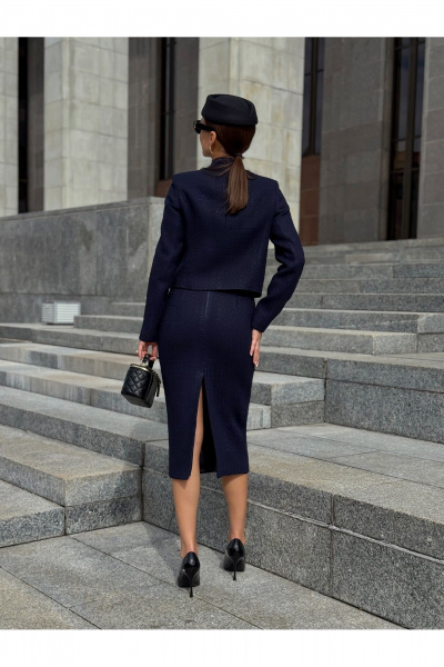 Жакет, юбка KORTNI 23Р7/2U23dl синий - фото 5