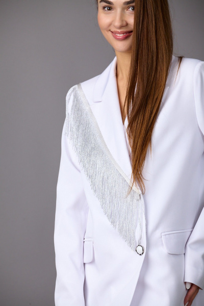 Жакет Rosheli 1172 белый - фото 7