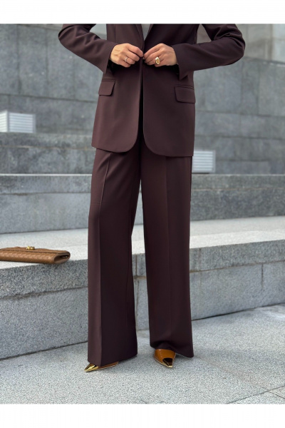 Брюки, жакет KORTNI 11Р40/19BR12 коричневый - фото 8