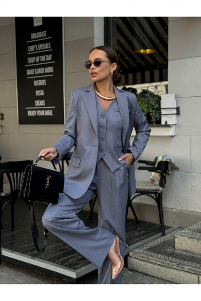 Жакет KORTNI 11Р30 серый - фото 7