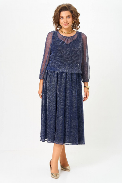 Платье Slaviaelit 562 св.синий - фото 6