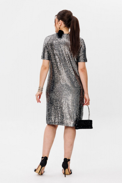 Платье Anelli 1797 серебро - фото 8